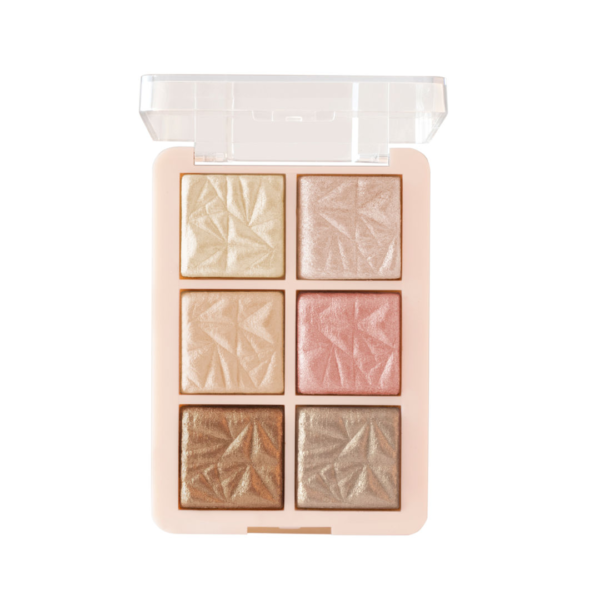 Mars Glowzilla 6 Colour Highlighter Palette (Shade-03)- GUB1018