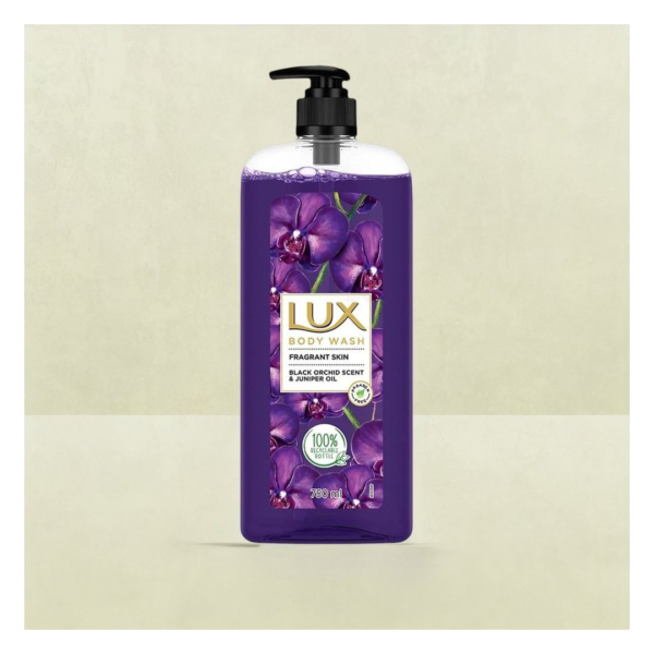 Lux Body Wash Fragrant Skin Black Orchid Scent & Juniper Oil Supersaver With Long Lasting Fragrance- ASG1019