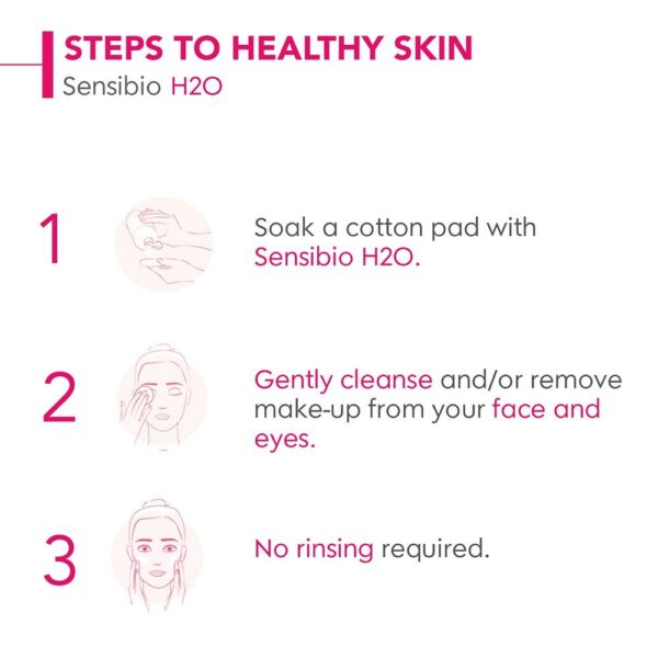 Bioderma Sensibio H2O Micellar Water Make Up Remover- GUB1034 - Image 4