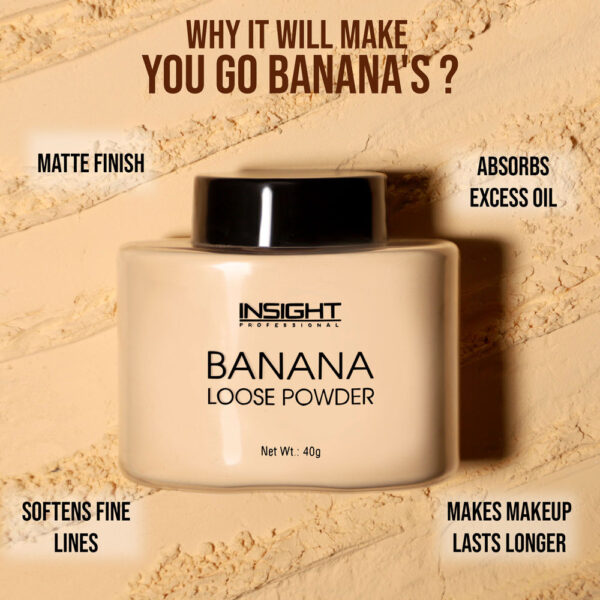 Insight Cosmetics Loose Powder - White | Dermatologically Tested- GUB1037 - Image 3