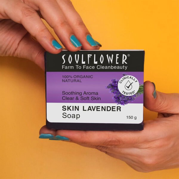 Soulflower Skin Lavender Soap- ABZ1009 - Image 4