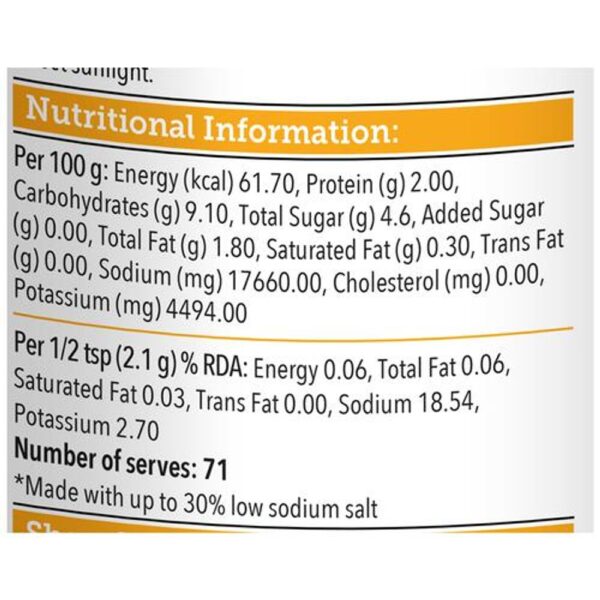 On1y Low Sodium Fruit chaat Masala- VUW1087 - Image 4
