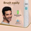 Agaro Cosmic Lite Sonic Electric Toothbrush For Adults With 6 Modes (White)- TTR1004 - Image 3