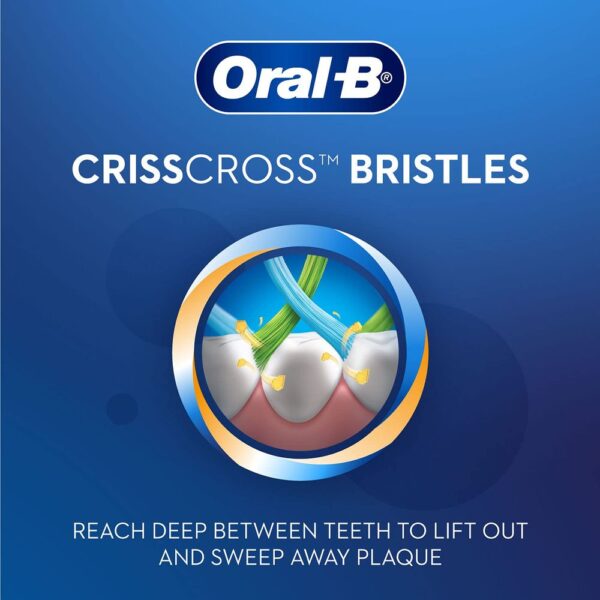 Oral-B Criss Cross of 4 Soft Toothbrushes- TTR1005 - Image 4