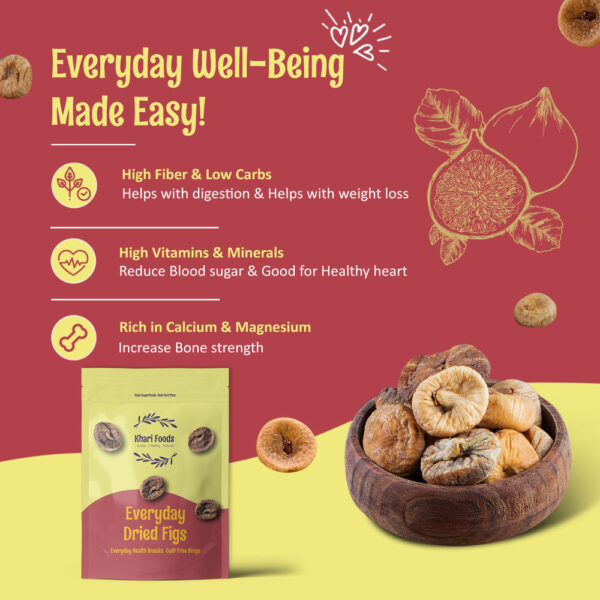 Khari Foods Fig / Anjeer Dried- VUW1089 - Image 5