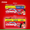 Closeup Toothpaste | Long lasting 18 Hours Of Fresh Breath & White Teeth- EQB1008 - Image 2