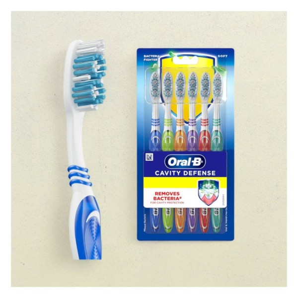 Oral-B Cavity Defense Bacteria Fighter Soft Toothbrush- TTR1008