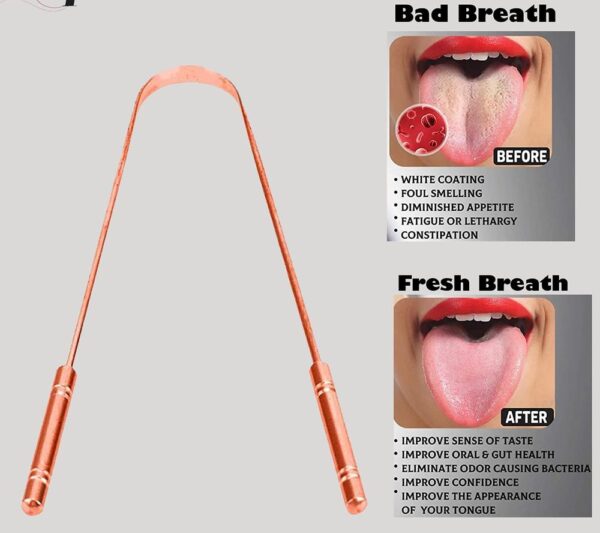 Copper Tongue Cleaner- TTR1009 - Image 3