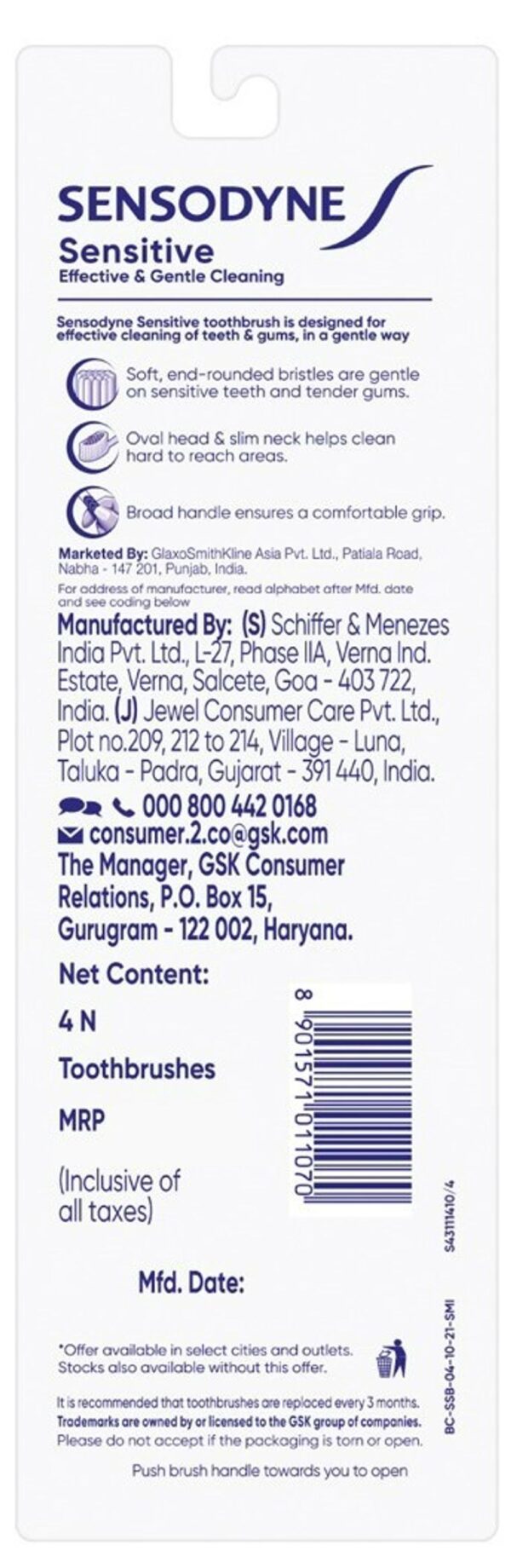Sensodyne Sensentive Tooth Brush- TTR1025 - Image 2