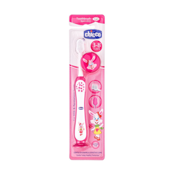 Chicco Toothbrush Pink 3Y-8Y- TTR1028