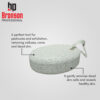 Bronson Professional Pumice Stone Big Size (Color May Vary)- JMJ1015 - Image 2