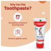 Colgate Toothpaste For Kids (6-9 Years) Natural Strawberry Mint Flavour 0% Artificial Tube- EQB1029 - Image 3