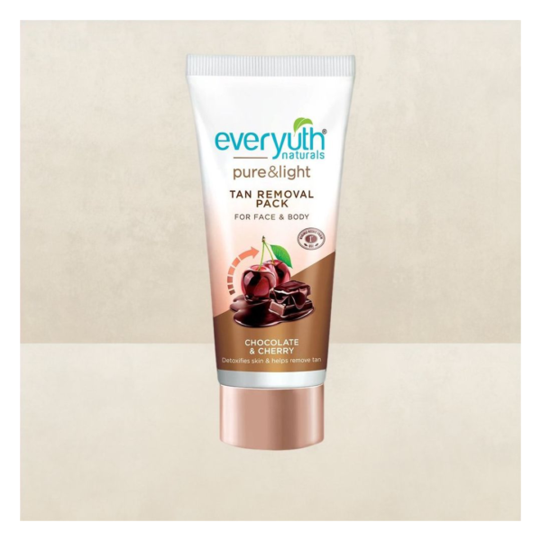 Everyuth Naturals Pure & Light Tan Removal Choco Cherry Face Pack Tube- WAX1028