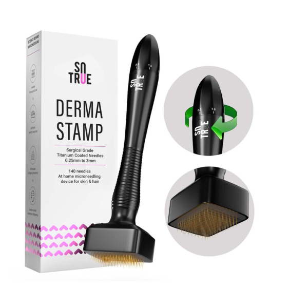 Sotrue Derma Stamp For Hair Growth & Collagen Boost Adjustable Needles - 0.25Mm To 3Mm- WUC1018