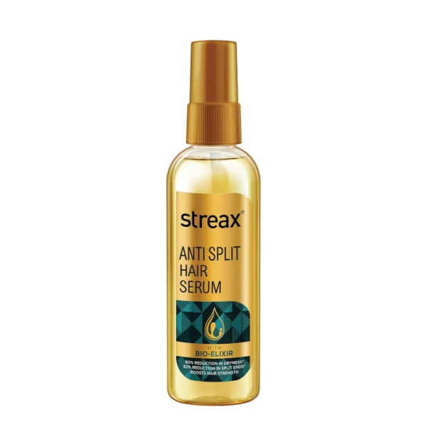 Streax Anti Split Hair Serum With Bio Elixir Controls In Split Ends 60% Reduction In Dryness- WUC1019