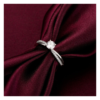 Giva Silver Zircon Layered Ring- XFN1001 - Image 2