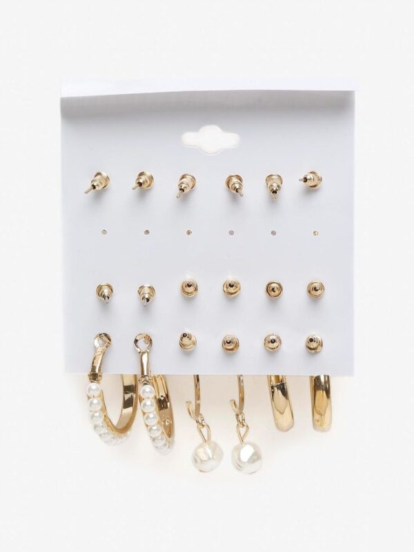 YouBella Jewellery Celebrity Inspired Gold Plated Earrings Combo For Girls And Women (Style 8)- TBC1003 - Image 3