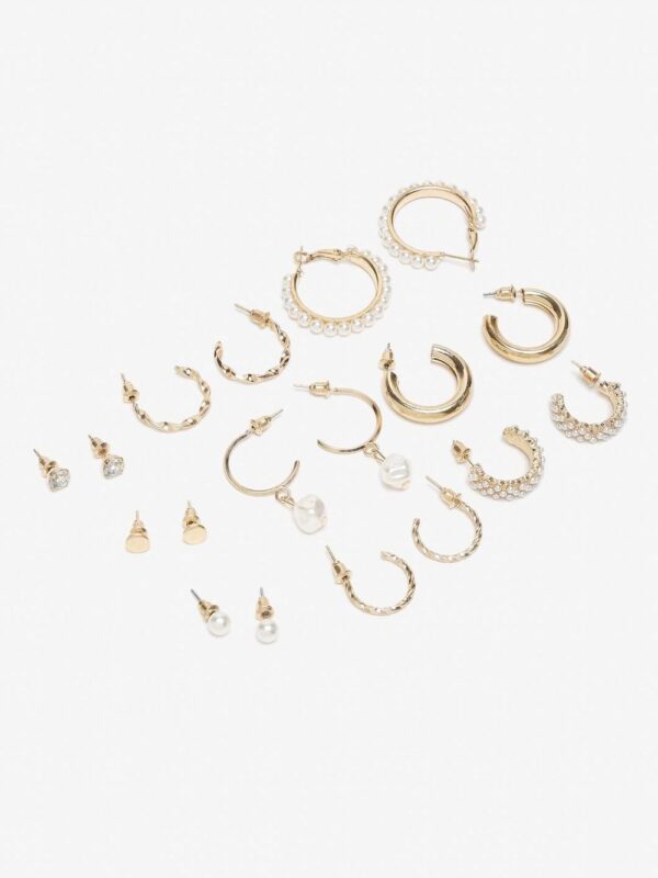 YouBella Jewellery Celebrity Inspired Gold Plated Earrings Combo For Girls And Women (Style 8)- TBC1003 - Image 5