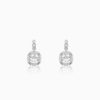 Giva Silver Zircon Halo Earrings- TBC1005 - Image 3