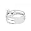 Rubans Silver-Plated Cz Stone Handcrafted Finger Ring- XFN1006 - Image 6