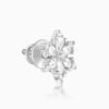 GIVA Silver Flowery Snowflake Studs- TBC1008 - Image 3