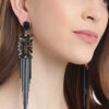 YouBella Jewellery Earings Crystal Tassel Handmade Earrings for Girls and Women- TBC1014 - Image 4