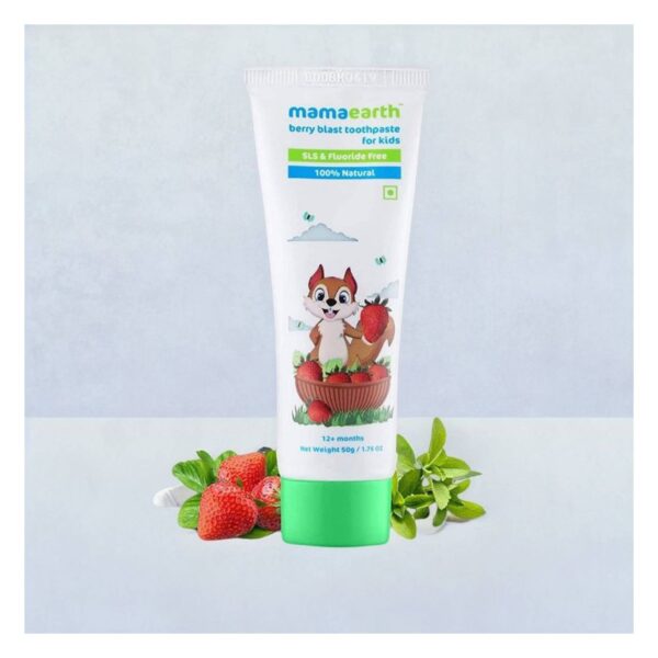 Mamaearth 100% Natural Berry Blast Kids Toothpaste- EQB1050