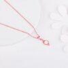 Giva Rose Gold Falling Dew Pendant With Link Chain- BQS1004 - Image 2