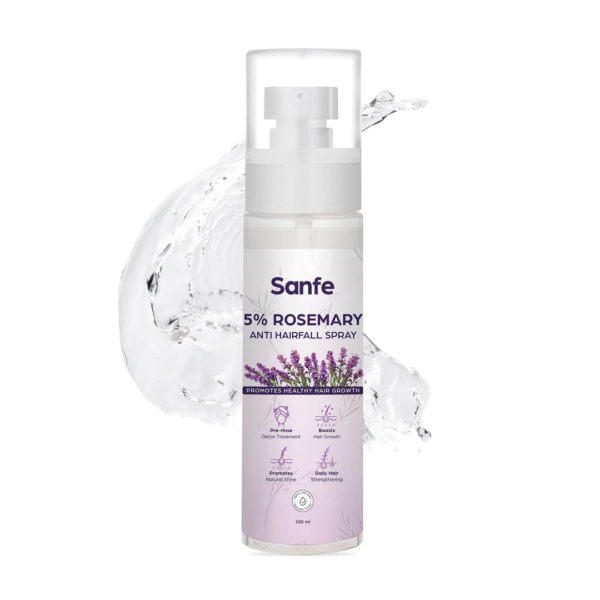 Sanfe 5% Rosemary Anti Hairfall Spray For Hair Growth, Natural Shine, Reduce Hairfall- TSM1023