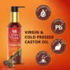 Bajaj 100% Pure Castor Oil - Virgin & Cold Pressed Oil For Lustrous Shiny Hair & Moisturized Skin Hair Oil- VEQ1014 - Image 3