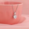 Giva Silver Coeur Pendant with Box Chain- BQS1007 - Image 2