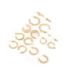 Jewels Galaxy Gold-Toned Office Wear Studs & Hoop Earrings- TBC1026 - Image 2