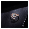 Salty Fashion Cute Evil Eye Adjustable Rose Gold Ring for Women- XFN1017 - Image 2