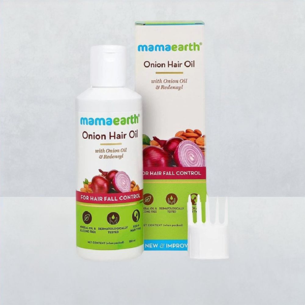 Mamaearth Onion Hair Oil For Hair Fall Control- VEQ1024