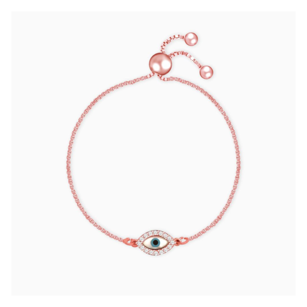 Giva Rose Gold Evil Eye Bracelet- WKW1002