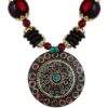 YouBella Stylish Afghani Tribal Jewellery Set For Women - Multicolour- FEP1001 - Image 4