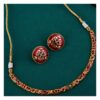 Voylla Tahira Enameled Choker Necklace Set- FEP1002 - Image 2