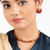 Voylla Tahira Enameled Choker Necklace Set- FEP1002 - Image 3