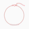 GIVA Rose Gold Bubble Bracelet- WKW1003 - Image 2