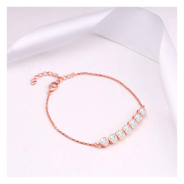 GIVA Rose Gold Bubble Bracelet- WKW1003