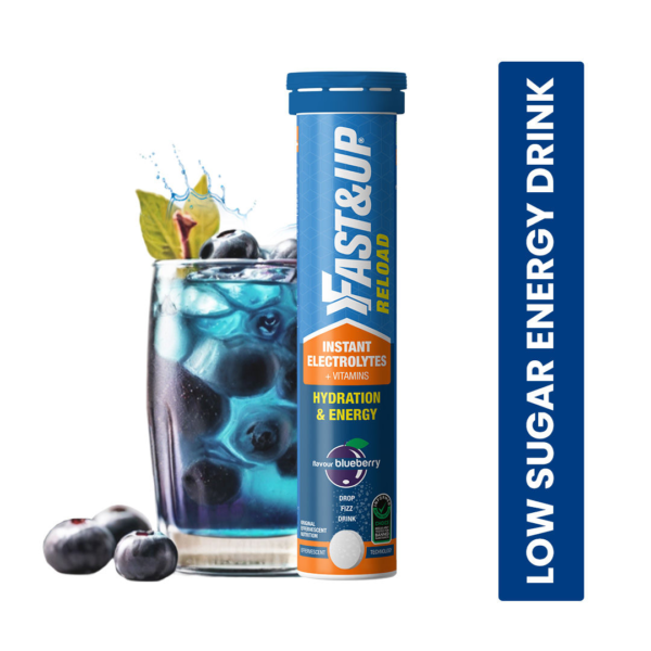 Fast&Up Reload Blue Berry Instant Energy Drink 5 Essential Electrolytes- XWK1003