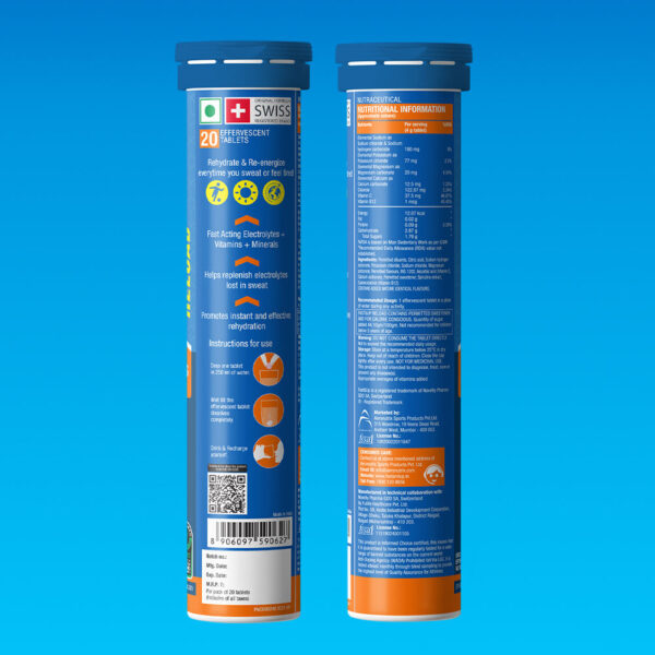Fast&Up Reload Blue Berry Instant Energy Drink 5 Essential Electrolytes- XWK1003 - Image 2