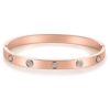 Designs & You Stainless Steel Rose Gold-Plated Ad Stones Bracelet (1 Pack 1 Piece)- WKW1008 - Image 4