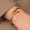 Salty Fashion Roman Era Rose-Gold Cuff for Women- WKW1010 - Image 3