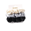 Jewels Galaxy Multicolor Regular-Use Satin Scrunchies (1 Pack 3 Pieces)- EYG1001 - Image 5