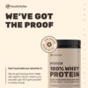 Healthifyme 100% Whey Protein Blend | Vanilla | 25.5gm protein | 5.6gm BCAA- XWK1014 - Image 3