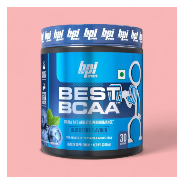 BPI Sports Best BCAA- Muscle Recovery- Improved Performance- Hydration- Blueberry- XWK1016