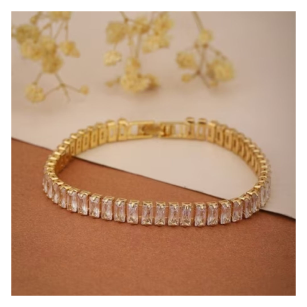 Salty Fashion Glimmer Diamond Tennis Bracelet for Women- WKW1015