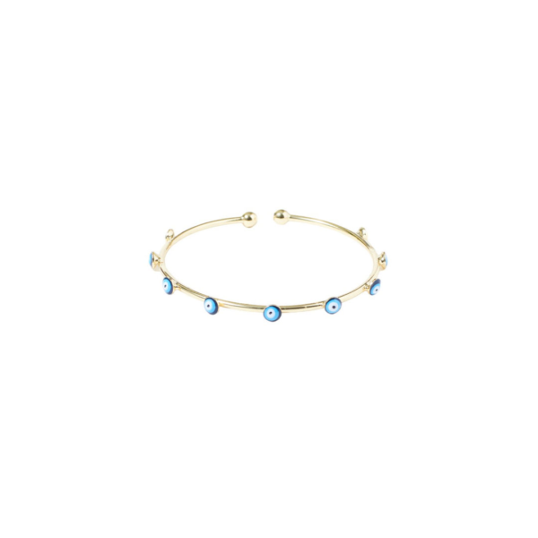 Salty Fashion Traditional Evil Eye Bangle for Women- WKW1016