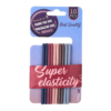 Jewels Galaxy Pack Of 10 Super Elastic Hair Ties- EYG1014 - Image 2